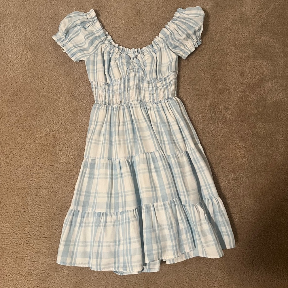 Blue Princess Polly Gingham dress